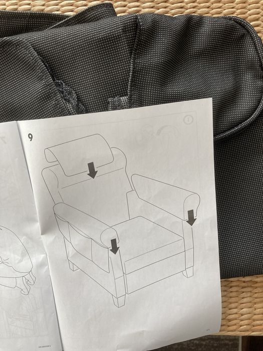 Proteções de tecido cadeirão Muren Ikea