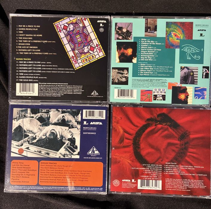 The Alan Parsons Project varios CDs