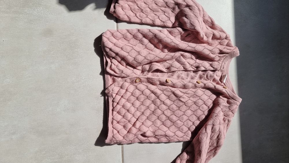 Sweter H&M brudny róż 92