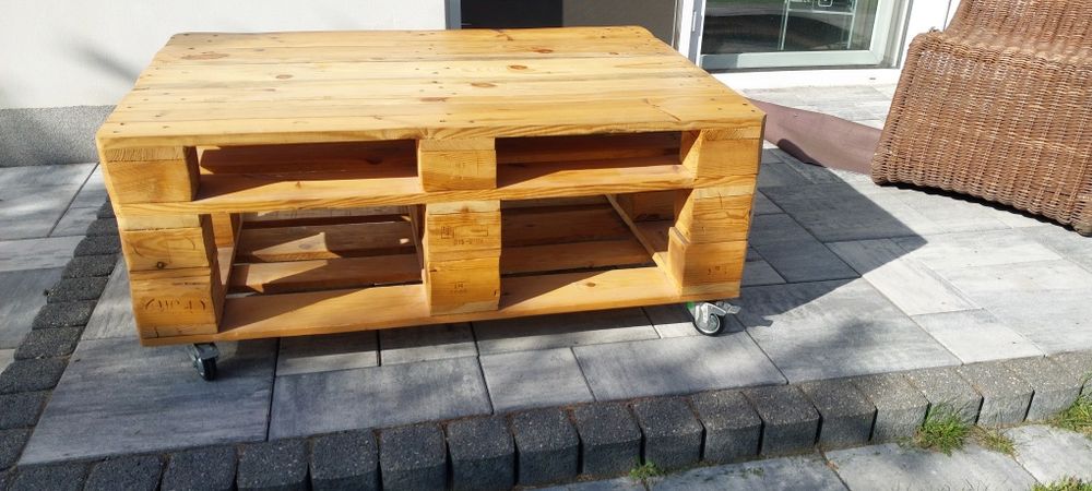 Ława drewniana z palet