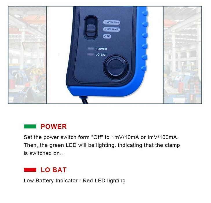 Токовые клещи для осциллографа Hantek CC65 CC650 CC800 на 65/650/800А