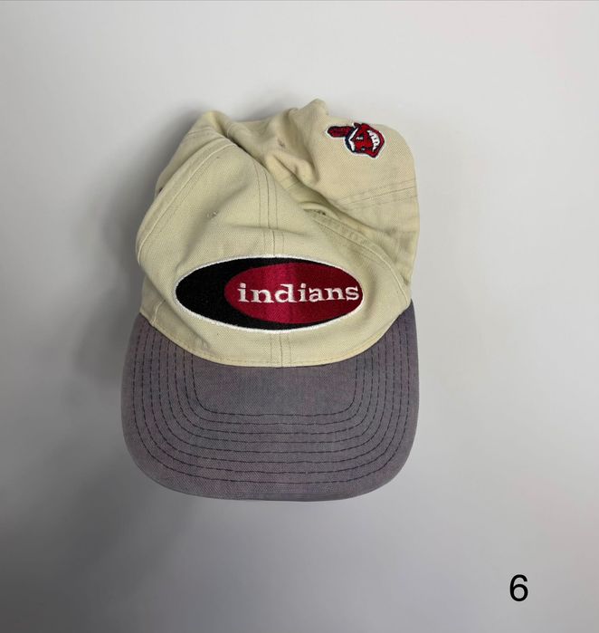Rare Czapka Cleveland Indians MLB Vintage 90’s Regulowana 6