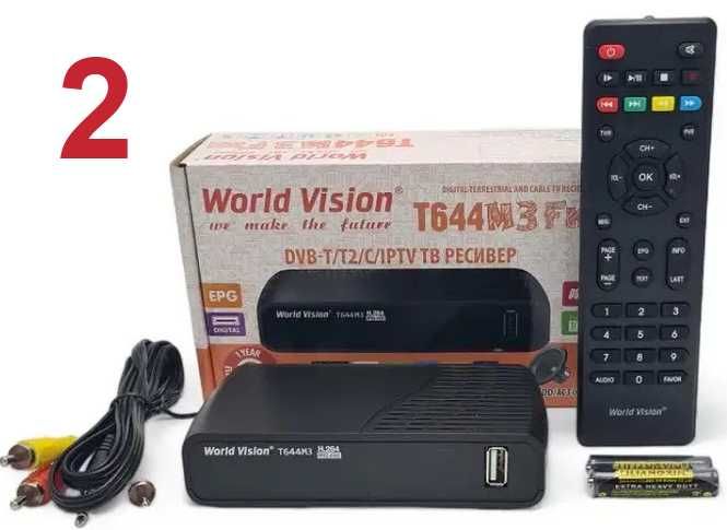тюнер Т2 приставка WV644 645A Lan YouTube, 400iptv кан, гарантія 1 рік