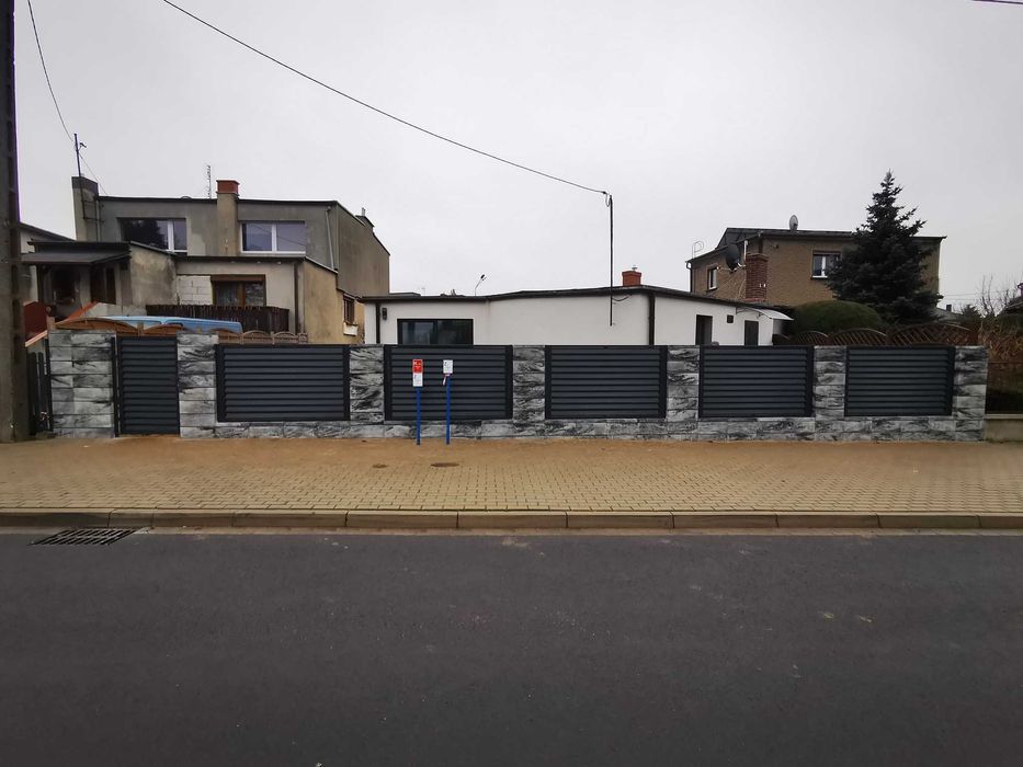 Montaż Ogrodzeń Leszno 5 LAT GWARANCJI Fundament. Panel/Żaluzje.