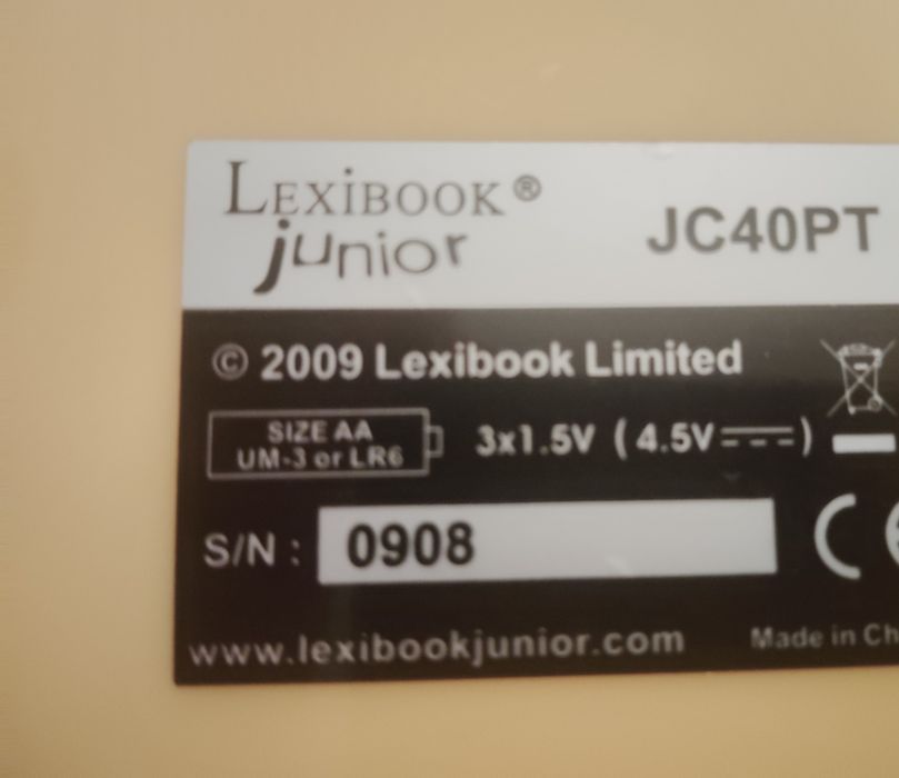 Computador Portátil Educativo Infantil do Noddy  da Marca Lexibook Usado
