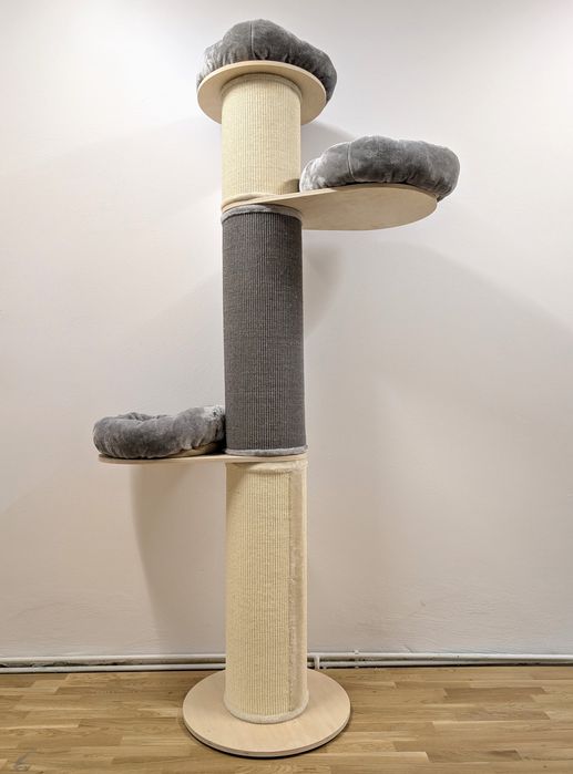 Natural Paradise Drapak Słupek Dla Kota Jasmine XXL Kremowy OGROMNYusz