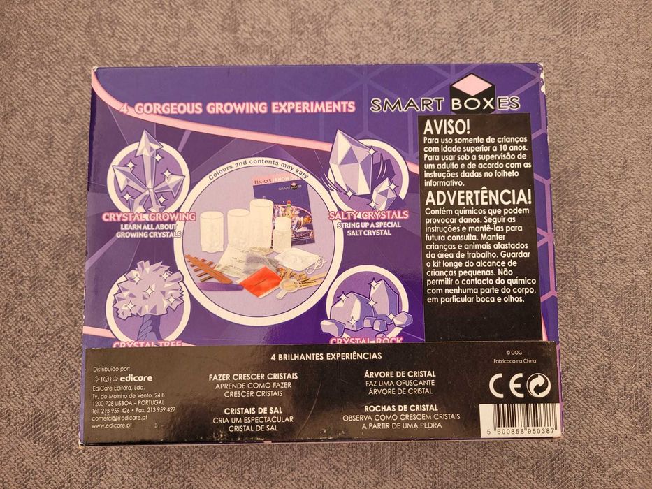 Cristais, infantil, Jogo educativo, Ein-o-science - Crystal, didático