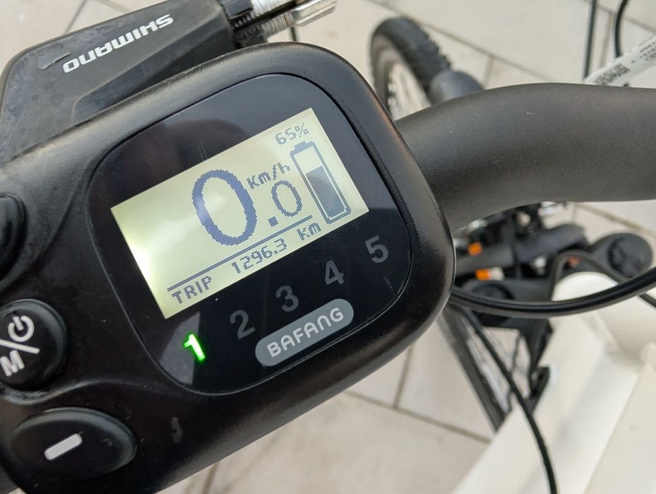 Rower Elektryczny Hawk e-Trekking Bafang Damka Biały rozmiar S mały Pr