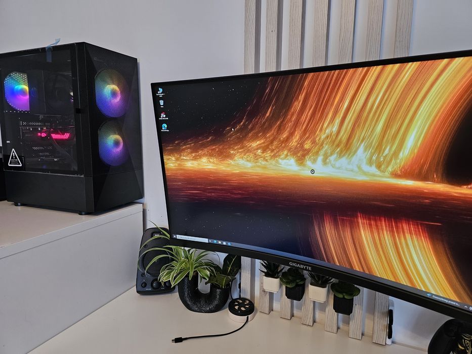 Komputer gamingowy Rtx 4060,Ryzen 5,16gb ddr4,ssd 1tb,wifi,win10,600w