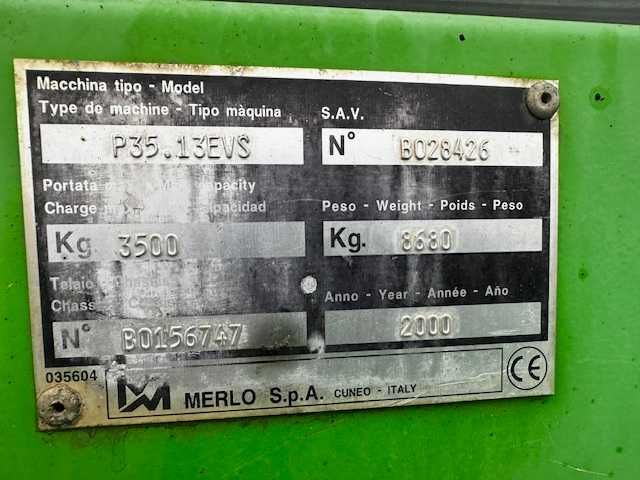 Merlo P35-13EVS Ładowarka teleskopowa, stan super