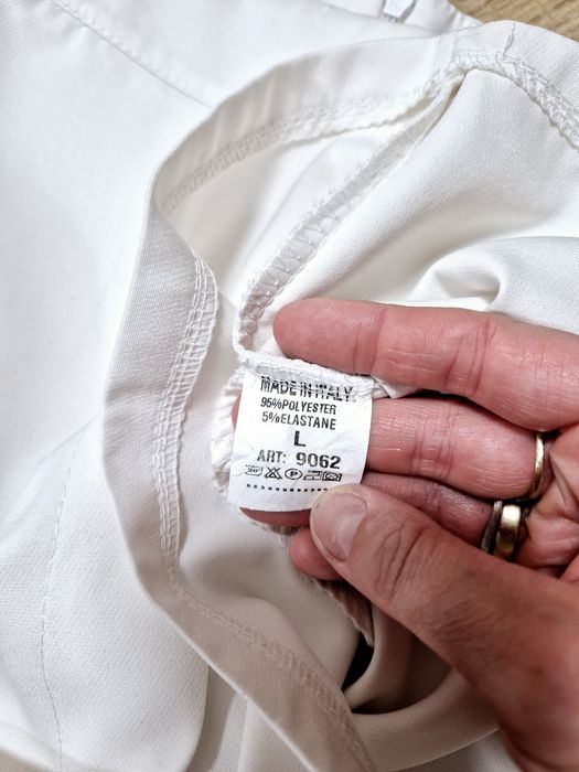 Białe spodnicospodenki rozmiar L