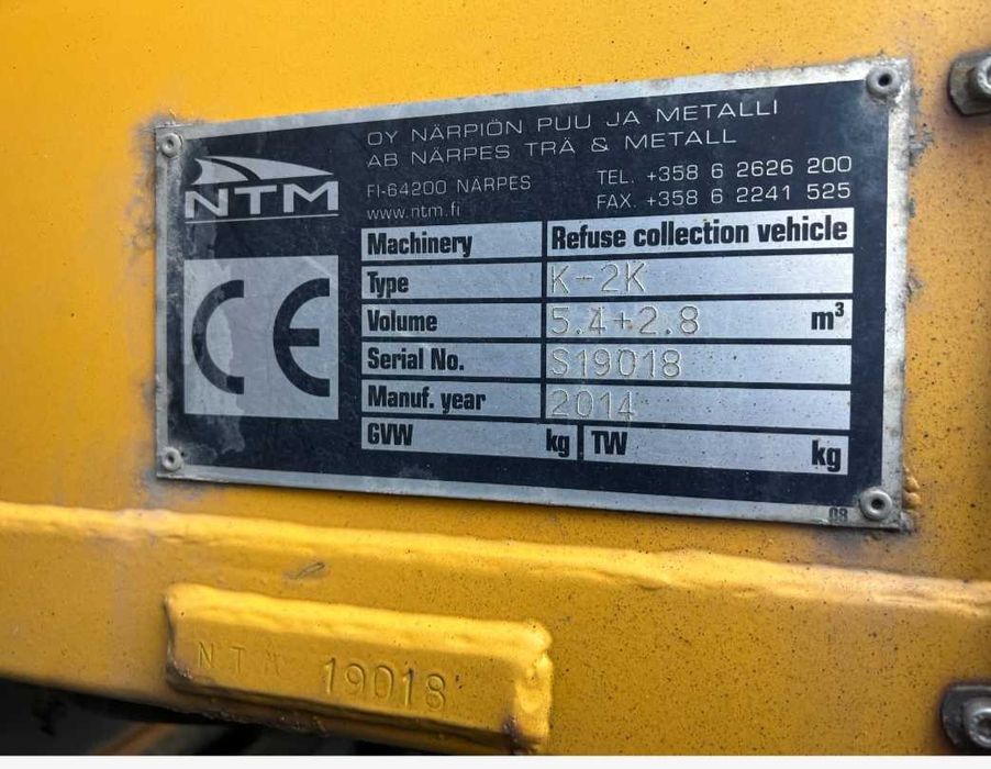 Śmieciarka Volvo fl 250