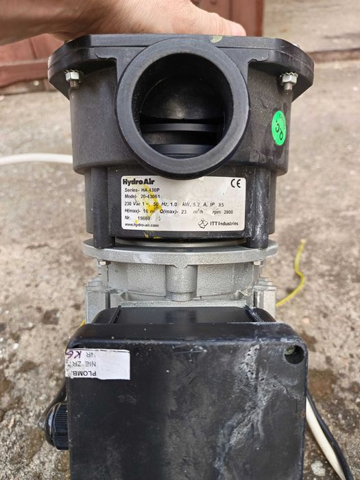 Komplet do jacuzzi HydroAir – pompa + dmuchawa, sprawne