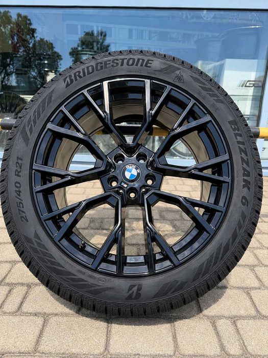 Nowe koła zimowe 21 cali BMW X7 G07 czarne ramienne