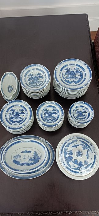 Serviço de mesa de porcelana chinesa estilo canton
