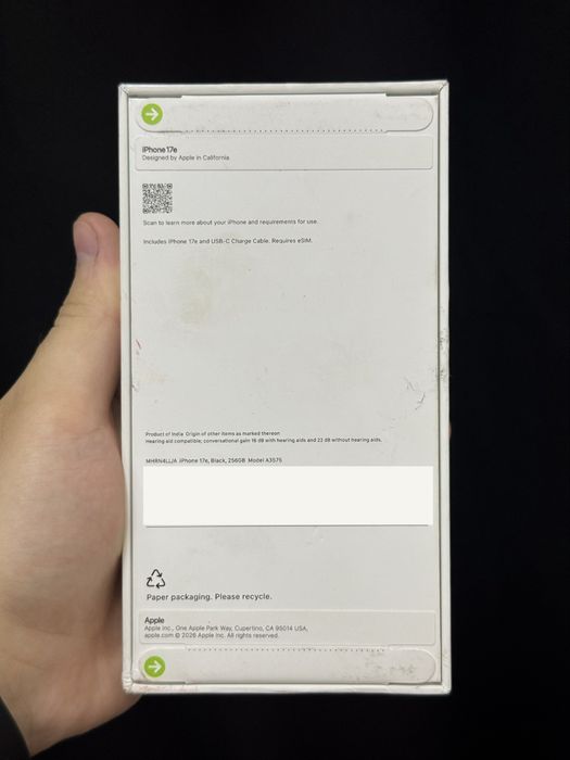 Айфон 17е Чорний 256/512 ГБ iPhone 17е Black 256/512 GB Trade in