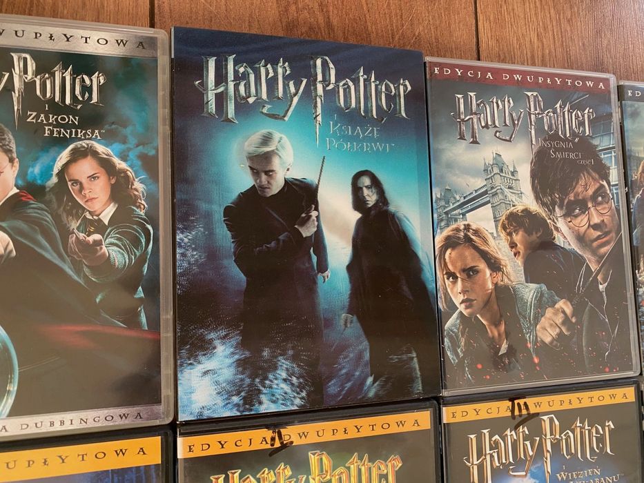 Harry Potter komplet 8 x DVD