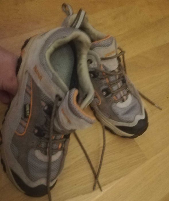 Buty trekkingowe Meindl Goretex 35 ze skóry skórzane bdb