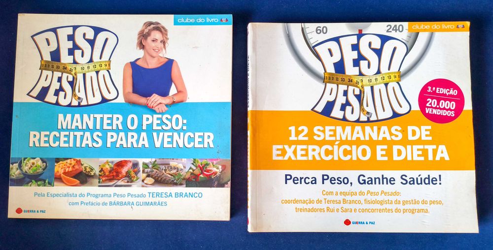 Lote 2 Livros Peso Pesado SIC - Exercício, Dieta e Receitas