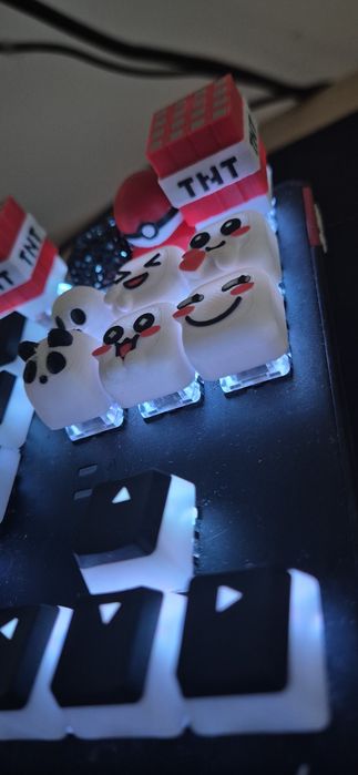 Przycisk do klawiatury shyUwU keycap minka custom klawiatura key cap