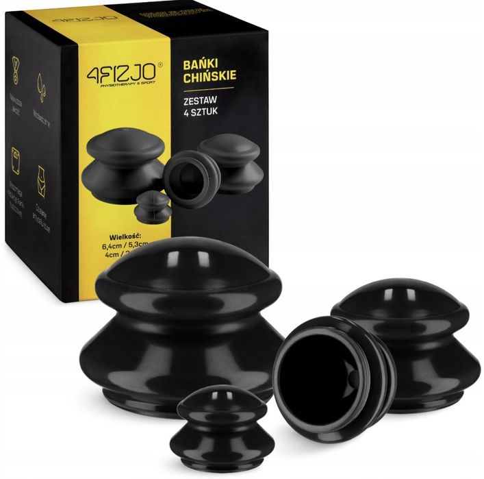 Bańki chińskie gumowe do masażu