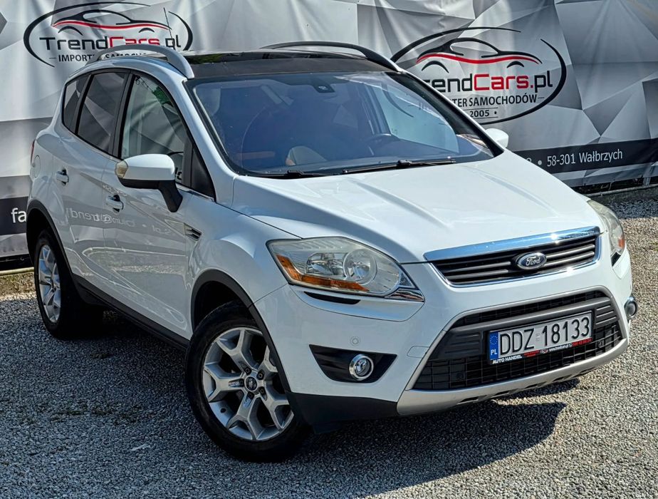 Ford Kuga 2.0 136 KM Panorama Klimatronic bezwypadkowa serwisowana nowy rozrząd