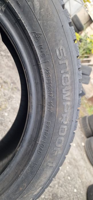 Нові Зима 225/55/R17 4шт Nokian SnowProf Колеса Резина Шини Склад
