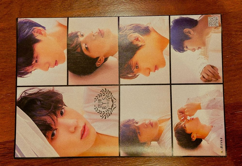 BTS K-POP Poster Group White Outfits