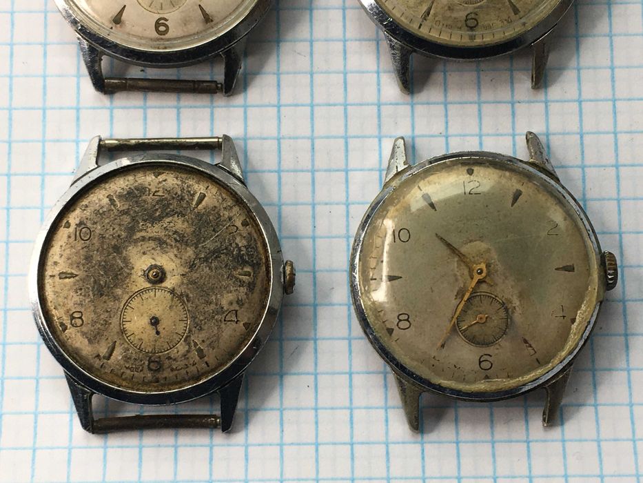 Часы механические Старт СССР 4 штуки одним лотом - под восстановление