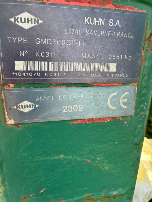 Gadanheira Kuhn 3 metros