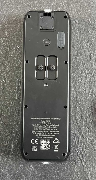 Wideodomofon eufy Security kamera Video Doorbell Dual T8213