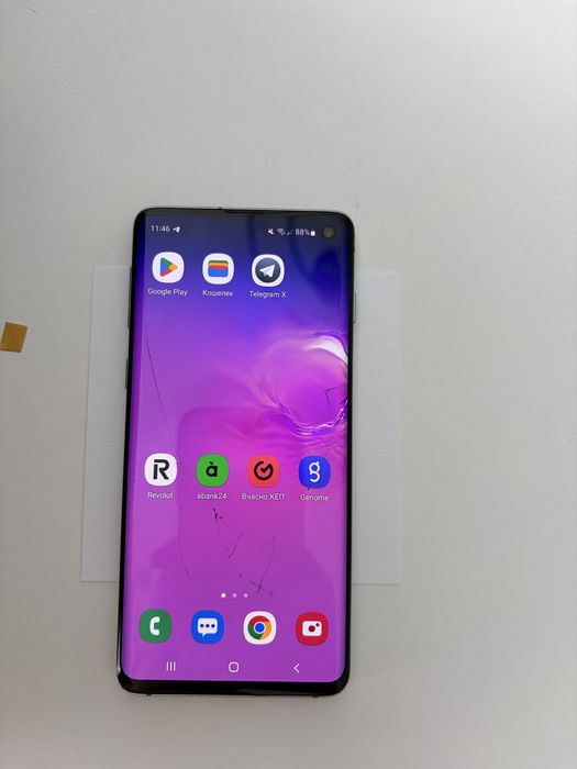 Samsung Galaxy S10 128GB, робочий, тріснутий екран