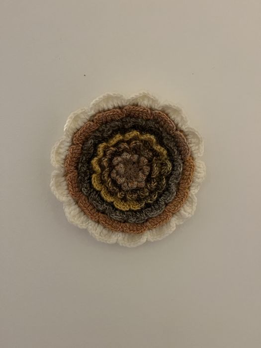 Decoracao de parede em crochet