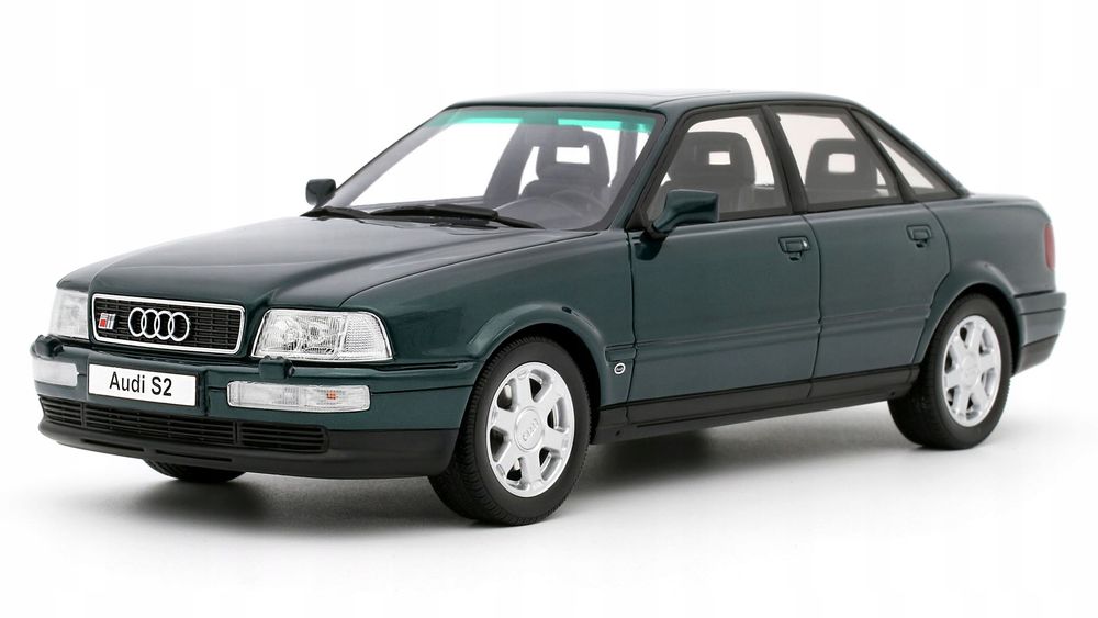 Model 1:18 Otto Audi S2 Sedan 1993 Emerald Green (OT1101)