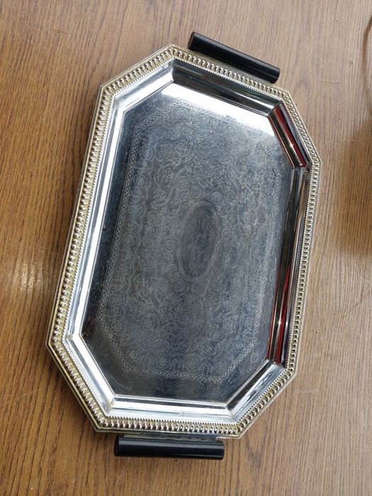 Taca do serwowania kawy, herbaty, deserów, posiłków 43 x 30 cm