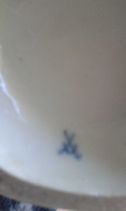 Figura antuga de porcelana Meissen