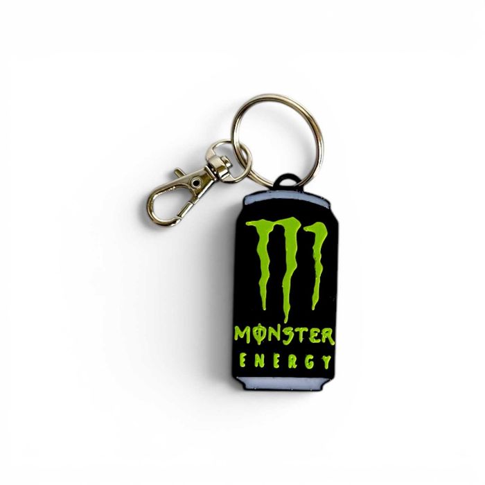 Brelok Otwieracz do Puszek Monster Energy Zielony 3D PLA