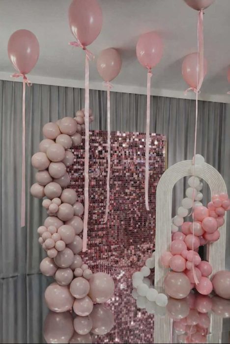 Ścianka balonowa ślub wesele dekoracje TANIO Łódź chrzest komunia