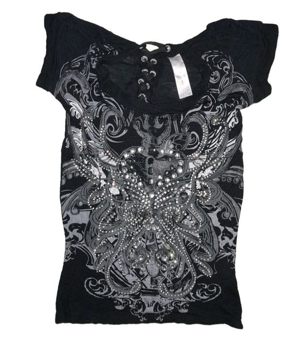 облегающая футболка y2k archive архив