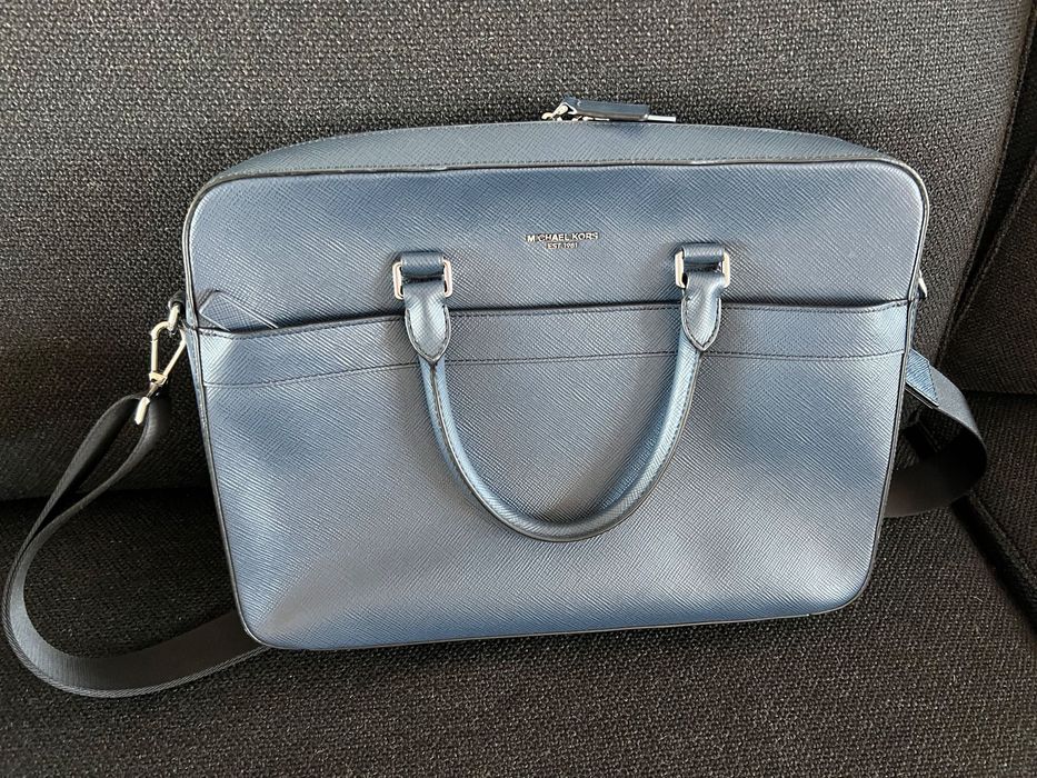 Mala em pele para portátil Michael Kors