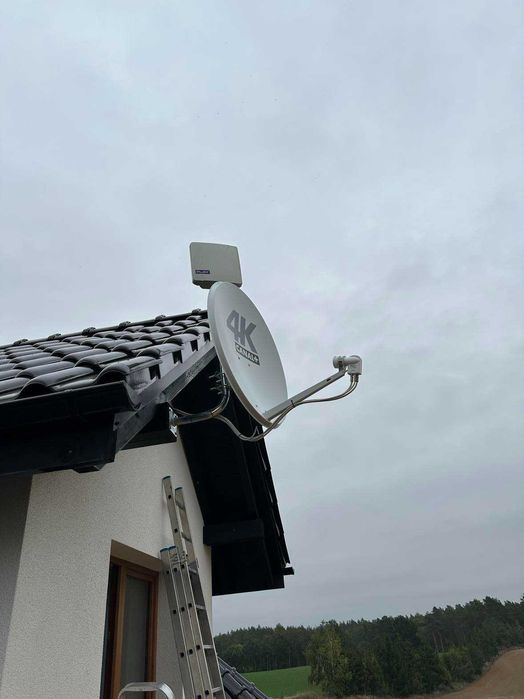 Montaż Ustawianie Serwis Anten TV SAT(CANAL+ POLSAT) DVBT2 I STARLINK