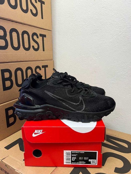 Мужские кроссовки Nike React Vision Lux Black. Размеры 40-45