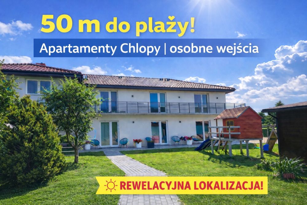 Domki apartamenty nad morzem. Chłopy Sarbinowo Mielno
