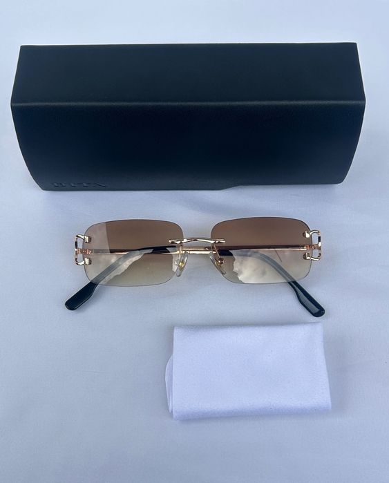 Okulary przeciwsloneczne prostokatne cartier dita gucci unisex meskie