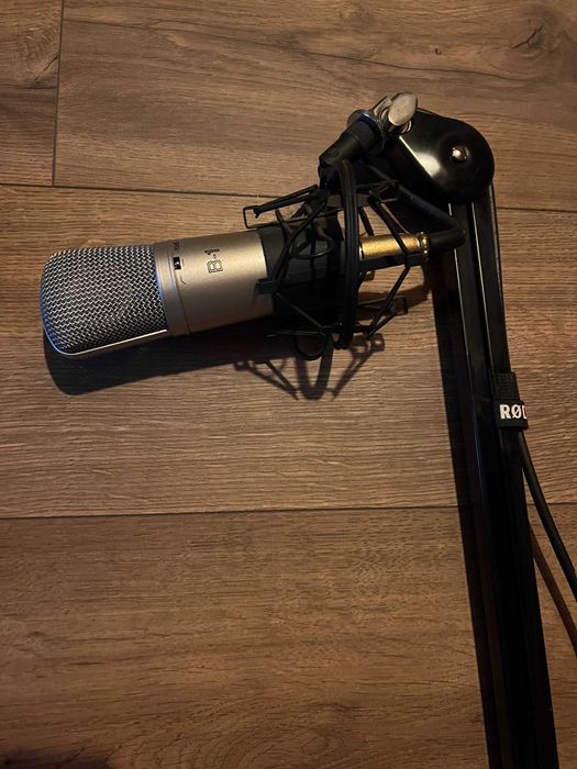 Behringer B-1 - Mikrofon pojemnościowy + ramię rode + kabel xlr