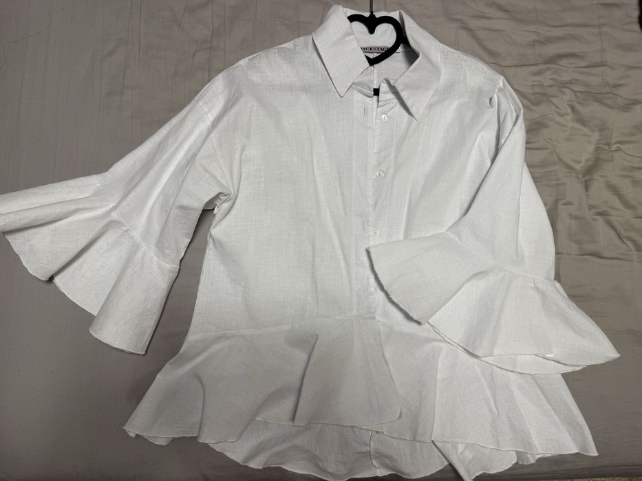 Костюм білий льняний