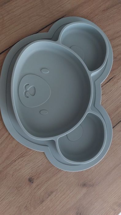 BLW talerz dla niemowlaka dziecka silikonowy