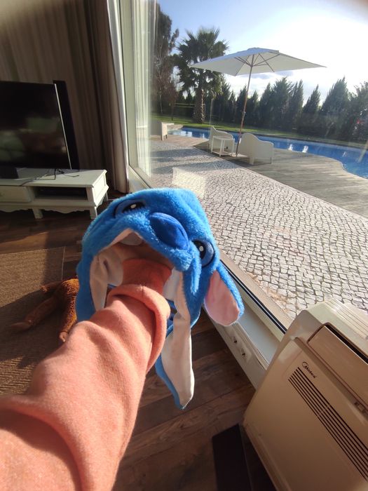 Chapéu Stitch que levanta as orelhas