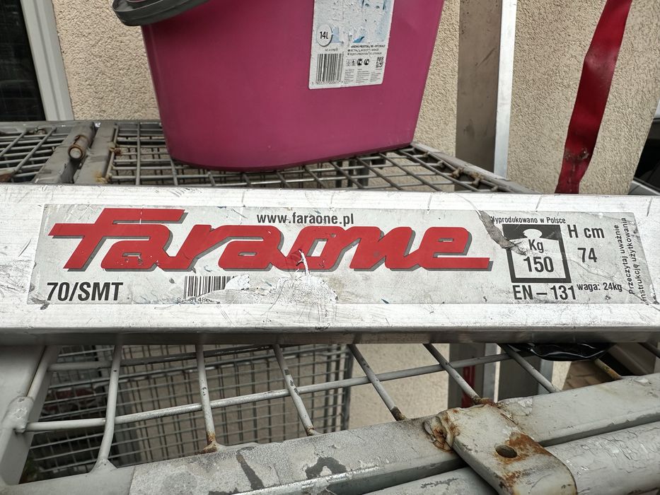Drabina Faraone magazynowa
