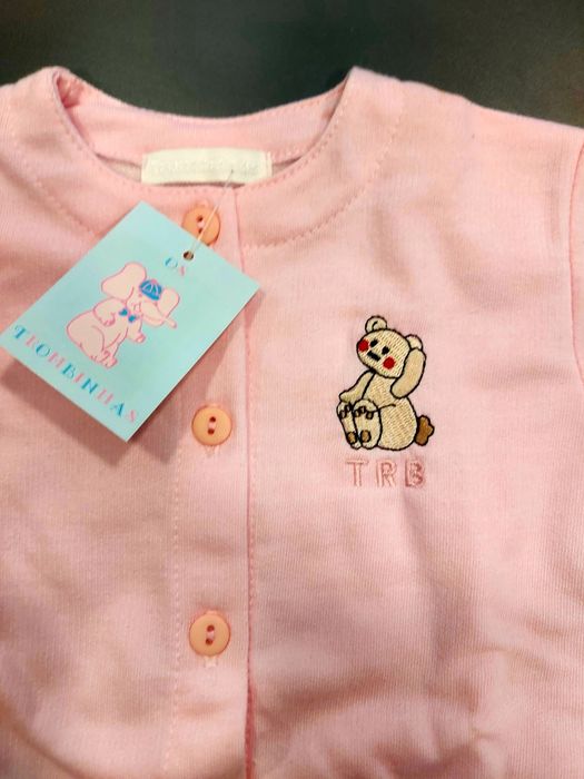 Casaco rosa bebe | Trombinhas | NOVO